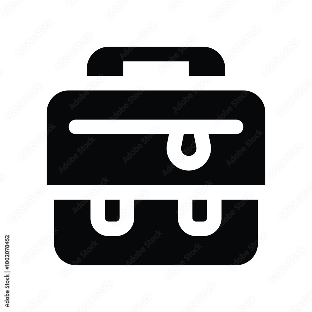 briefcase icon. vector glyph icon for your website, mobile, presentation, and logo design. briefcase icon. vector glyph icon for your website, mobile, presentation, and logo design.