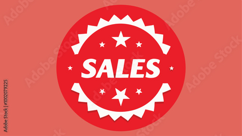 Happy Easter egg label design, a special promotional vector icon for your shop