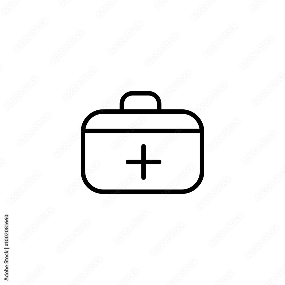 first aid kit line icon first aid kit line icon