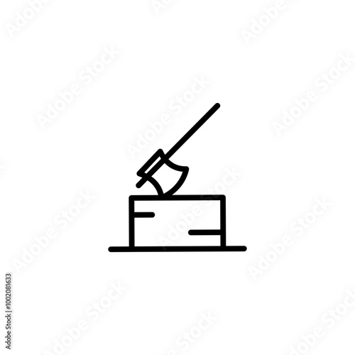 axe line icon
