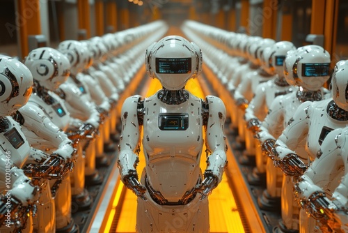 A Line of Robots