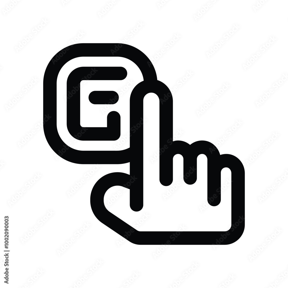 fingerprint unlock icon. vector line icon for your website, mobile, presentation, and logo design. fingerprint unlock icon. vector line icon for your website, mobile, presentation, and logo design.