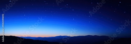 Astronomy outside is framed by a dark blue sky.