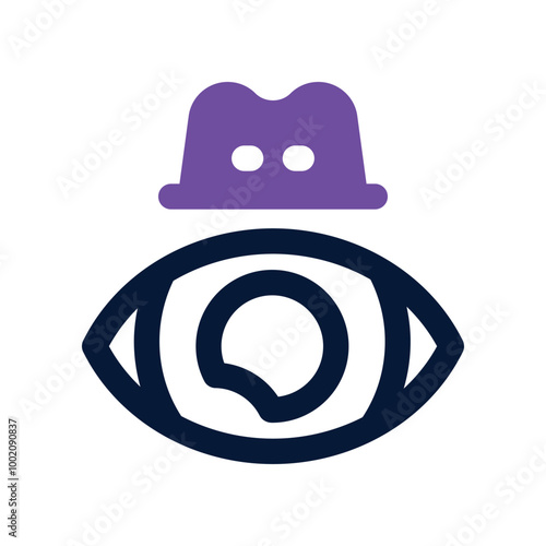 spyware icon. vector dual tone icon for your website, mobile, presentation, and logo design.