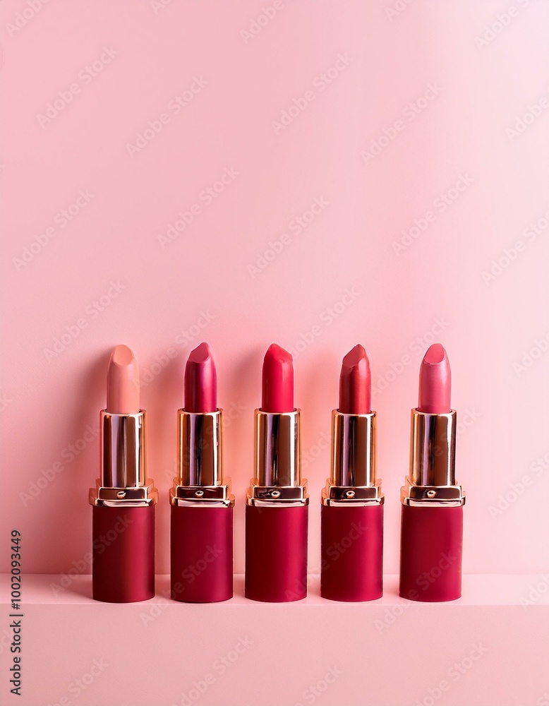 Five Lipsticks in a row Five Lipsticks in a row