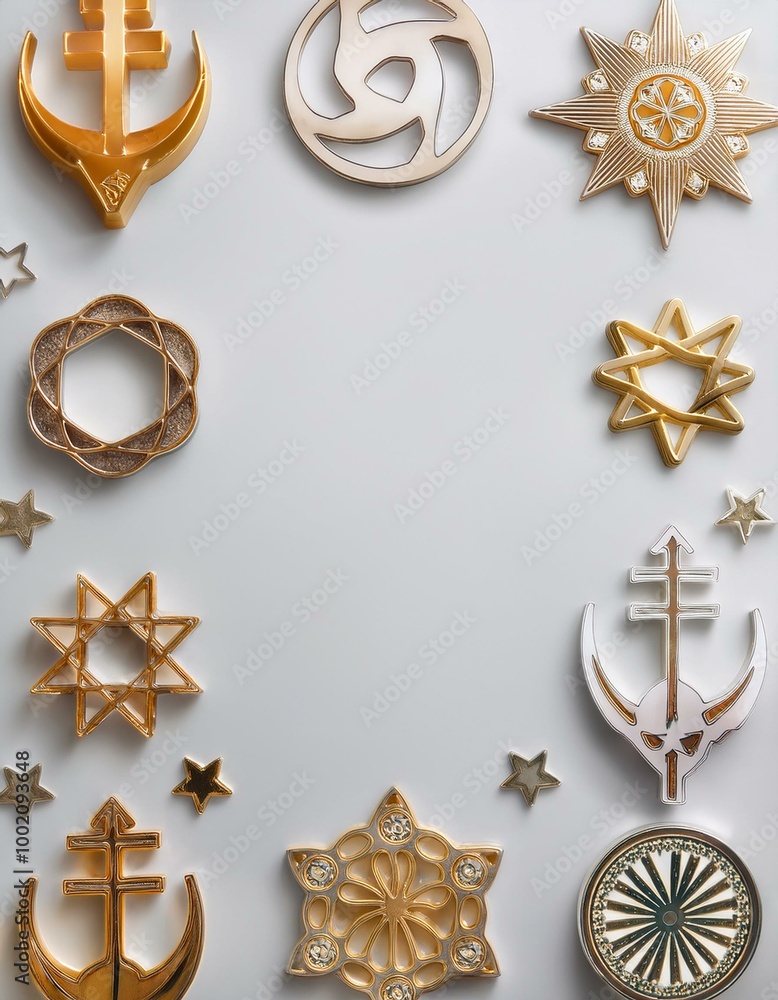 Gold & silver decorations Gold & silver decorations