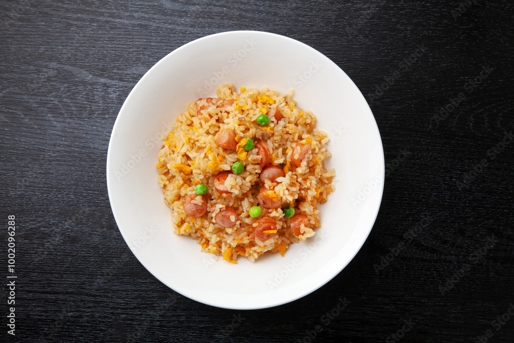 ウインナーの炒飯 ウインナーの炒飯