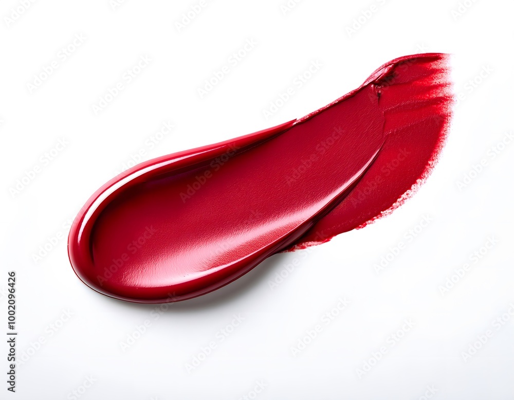 Lipstick Smear on White Background Lipstick Smear on White Background