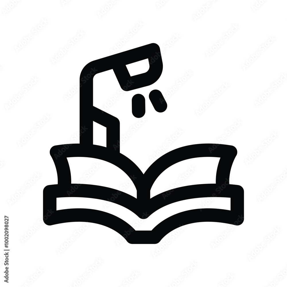 reading icon. vector line icon for your website, mobile, presentation, and logo design. reading icon. vector line icon for your website, mobile, presentation, and logo design.