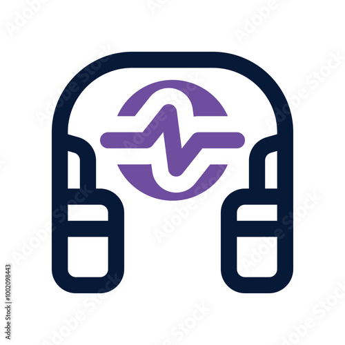 audiobook icon. vector dual tone icon for your website, mobile, presentation, and logo design.
