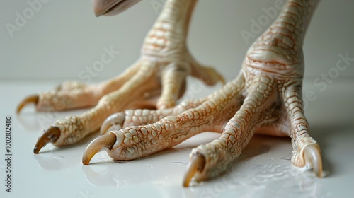 Close-Up of Bird Talons and Feet