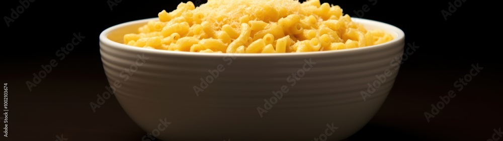 Creamy macaroni and cheese in a bowl Creamy macaroni and cheese in a bowl