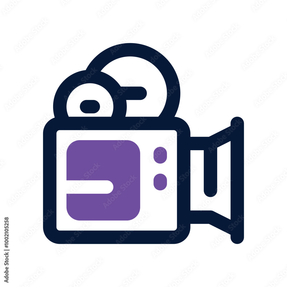 video camera icon. vector dual tone icon for your website, mobile, presentation, and logo design. video camera icon. vector dual tone icon for your website, mobile, presentation, and logo design.