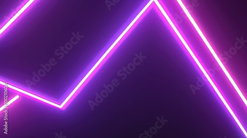 Abstract neon lights background forming glowing lines