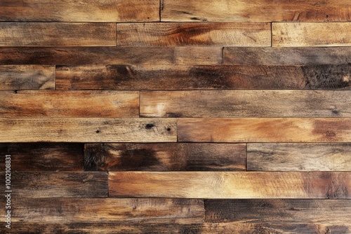 Rustic wooden planks in warm brown tones create a textured background.