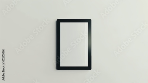 Minimalist Blank Frame on Wall for Artwork Display