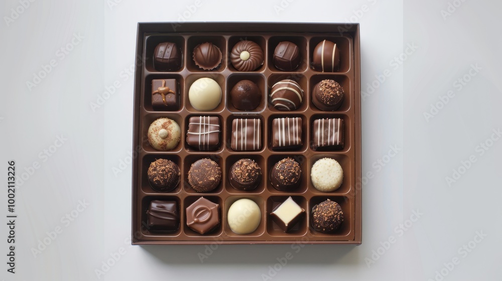 Assorted Chocolate Truffles in Elegant Box Assorted Chocolate Truffles in Elegant Box