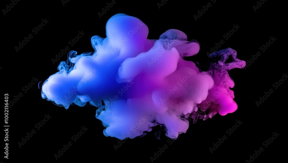 Abstract Colorful Ink Cloud Abstract Colorful Ink Cloud