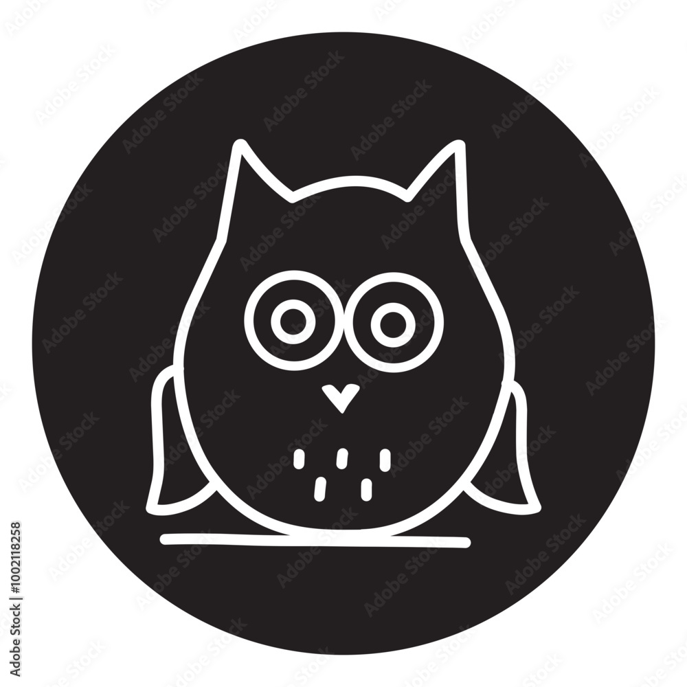 Owl Icon Rounded Owl Icon Rounded