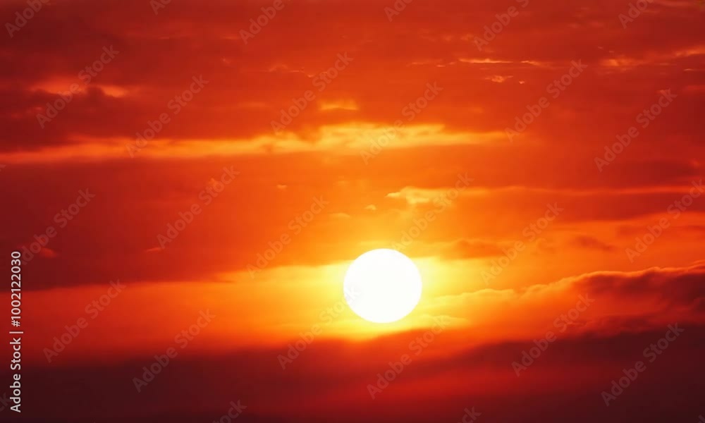 Big Sunrise Time Lapse Clouds Moving Big Sunrise Time Lapse Clouds Moving