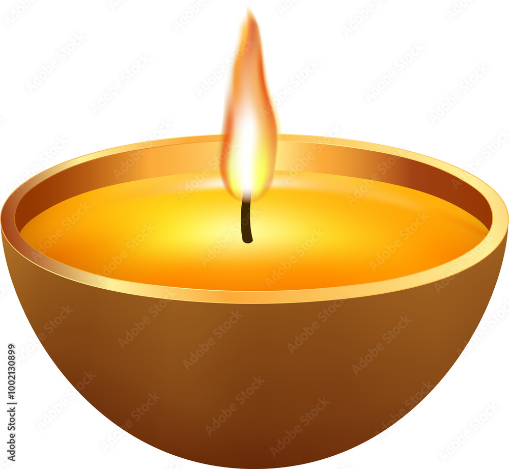 Diya Diwali candle decoration element, PNG file no background Diya Diwali candle decoration element, PNG file no background