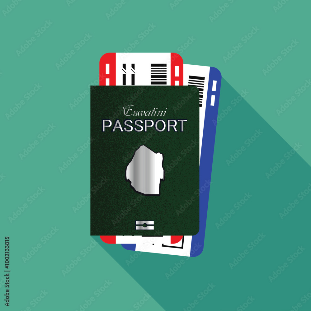 Vector passport with tickets. Air travel concept. Flat Design ...