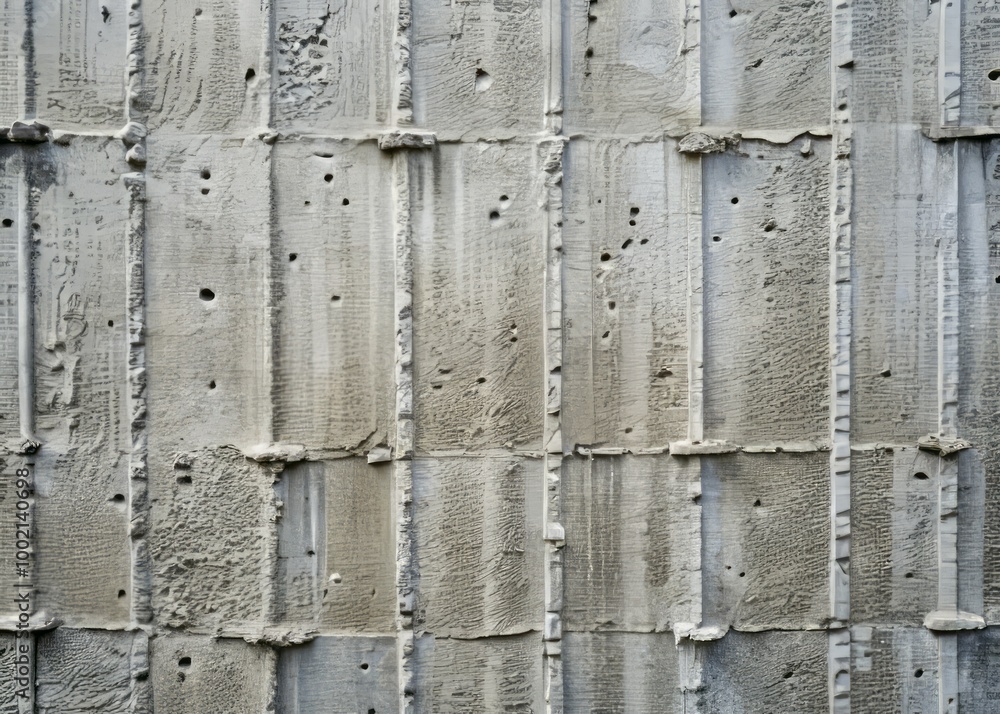 Fototapeta premium Closeup of Abstract Gray Concrete Wall Texture with Unique Patterns and Natural Imperfections