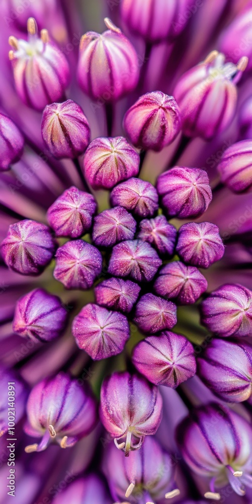 Allium Bloom: Stunning Close-Up of Nature's Purple Flower in Spring Garden Allium Bloom: Stunning Close-Up of Nature's Purple Flower in Spring Garden