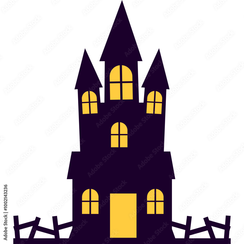 Obraz premium Halloween Haunted House