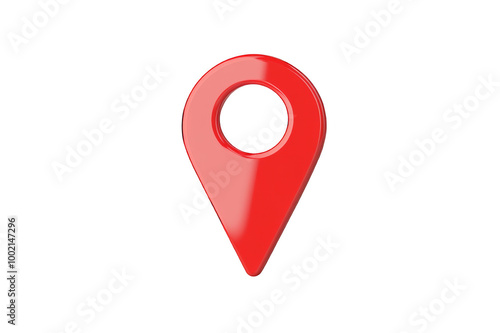 Red 3D Geotag on Transparent Background Free Download Red 3D Geotag on Transparent Background - GFXLoad