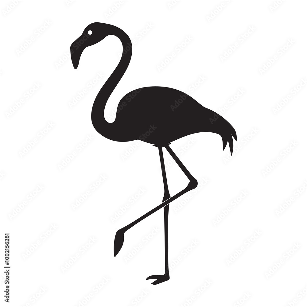 Beach Flamingo Silhouette Vector Illustration - Beach Clipart Design
Beach Flamingo Silhouette Vector Illustration - Beach Clipart Design