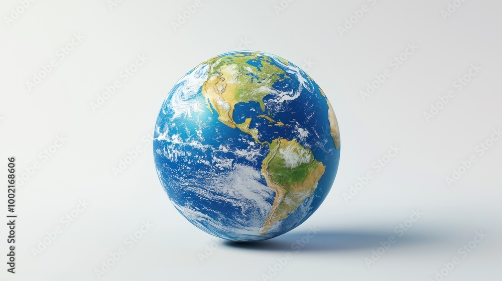 A 3D rendering of a worldwide globe, spinning slowly to showcase all continents. A 3D rendering of a worldwide globe, spinning slowly to showcase all continents.