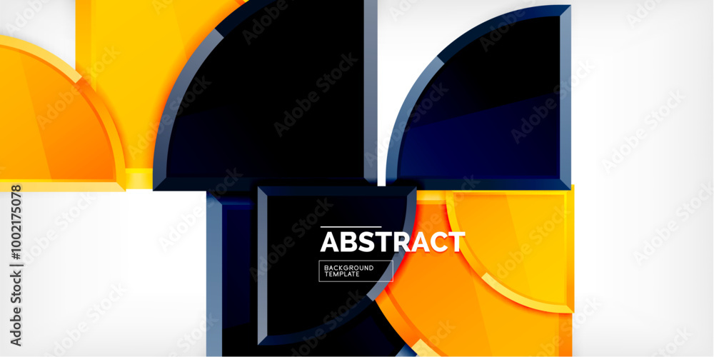 Glossy circles geometric background. Vector Illustration For Wallpaper, Banner, Background, Card, Book Illustration, landing page Glossy circles geometric background. Vector Illustration For Wallpaper, Banner, Background, Card, Book Illustration, landing page