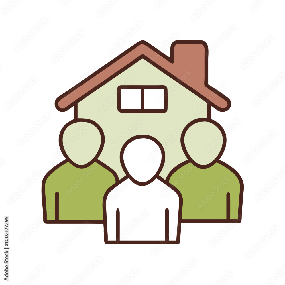 Outdoor Celebration with Loved Ones Surrounding a Vibrant Home Icon Vector Graphic
Outdoor Celebration with Loved Ones Surrounding a Vibrant Home Icon Vector Graphic