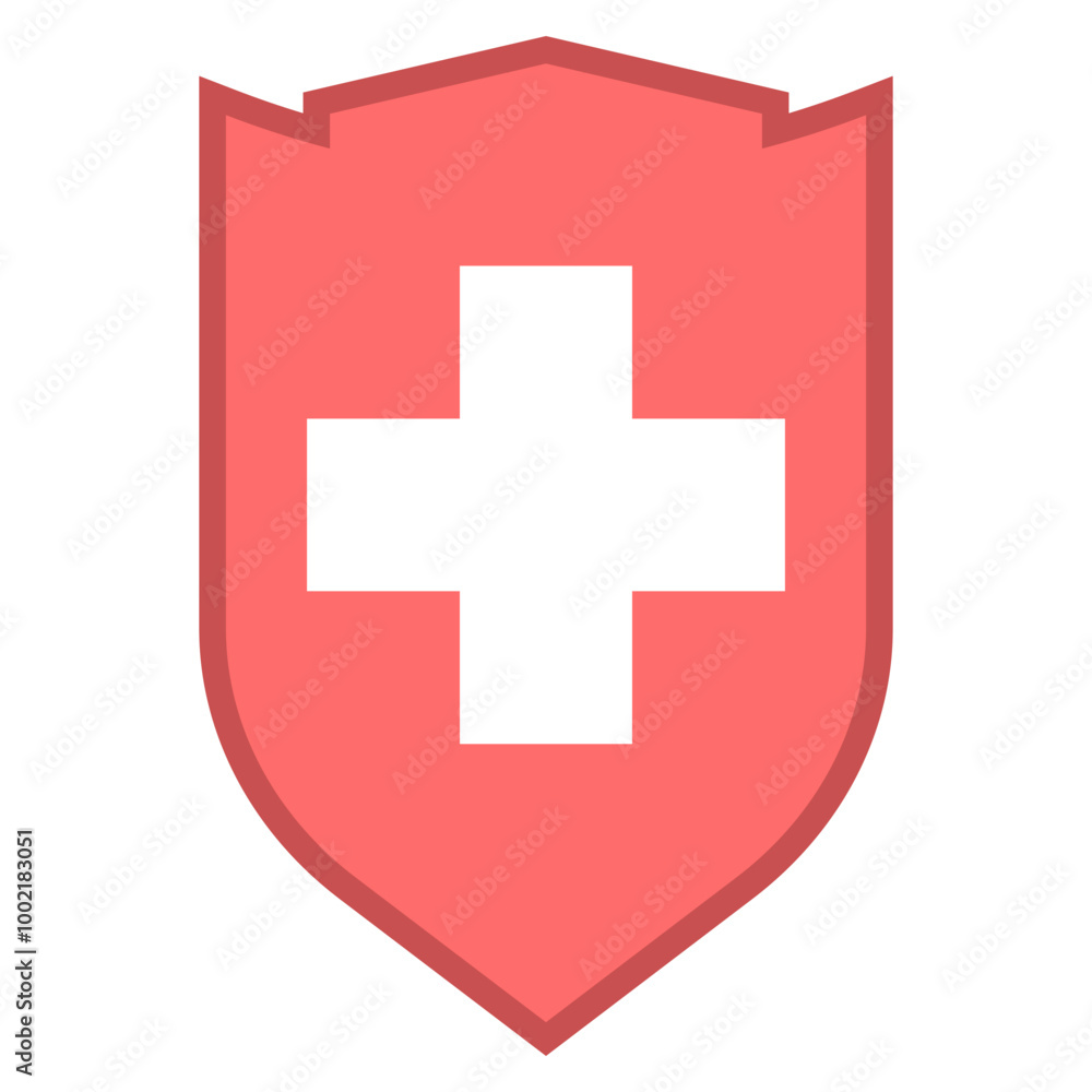Shield Medical Cross Line Shield Medical Cross Line