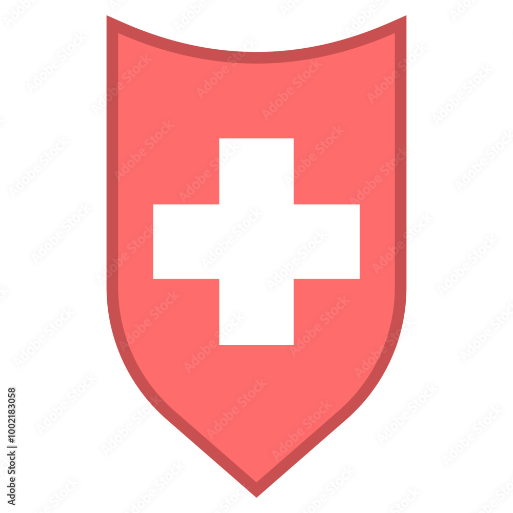 Shield Medical Cross Line Shield Medical Cross Line
