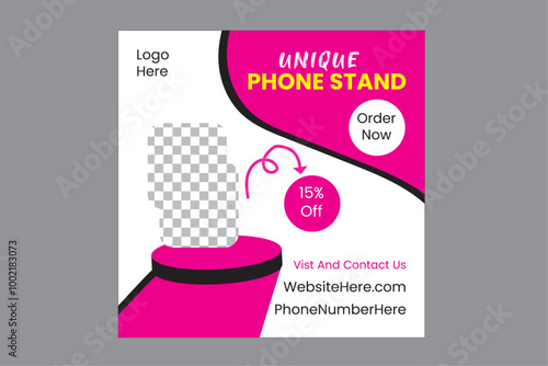 mobile stand social media post design f adobe s fdsd