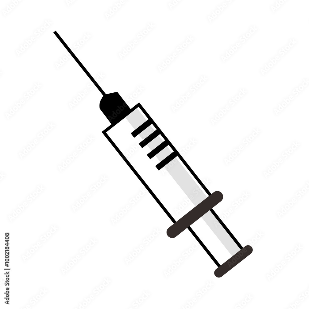 Medical Injection vector illustration Medical Injection vector illustration