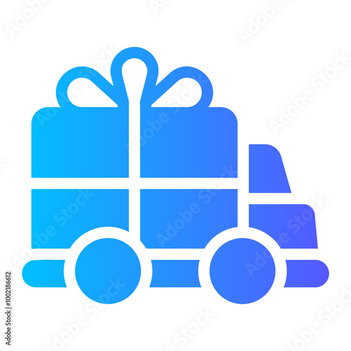 free shipping Gradient icon