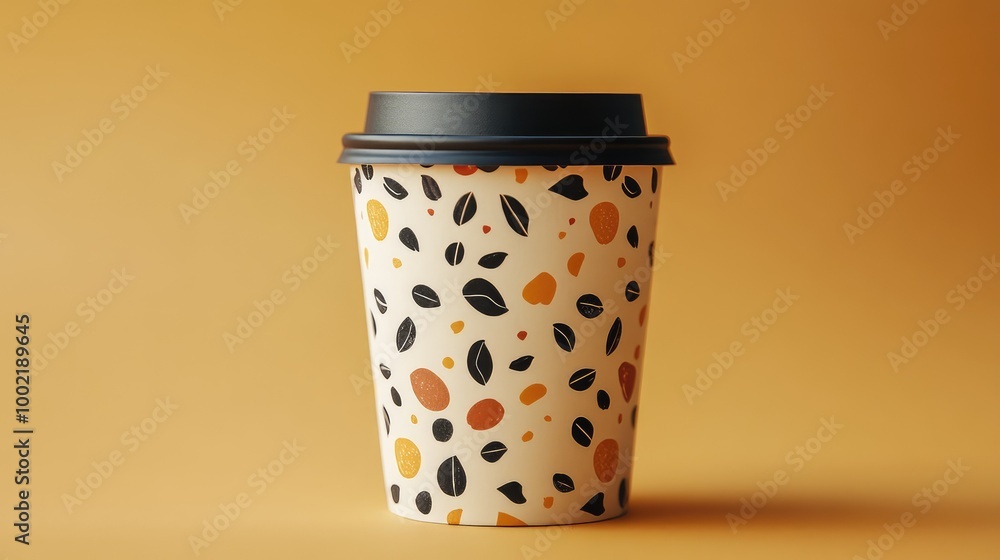 Creative Pattern Design for Large Paper Coffee Cup - Ideal for Craft Takeaway, Featuring Unique and Artistic Elements for a Modern and Trendy Beverage Experience Creative Pattern Design for Large Paper Coffee Cup - Ideal for Craft Takeaway, Featuring Unique and Artistic Elements for a Modern and Trendy Beverage Experience