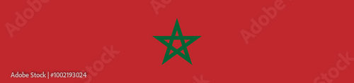 Canvastavla Moroccan Flag Design