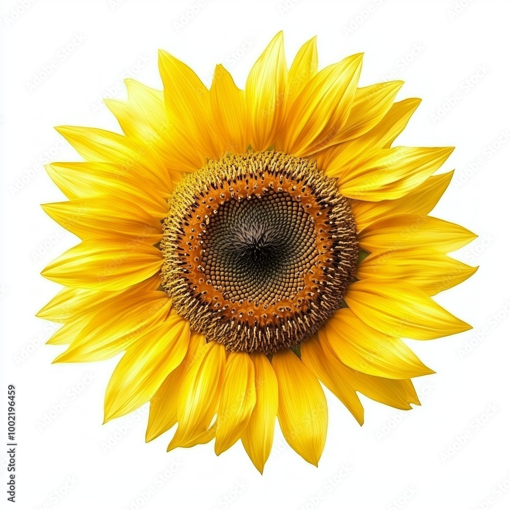 sunflower isolated on white background sunflower isolated on white background