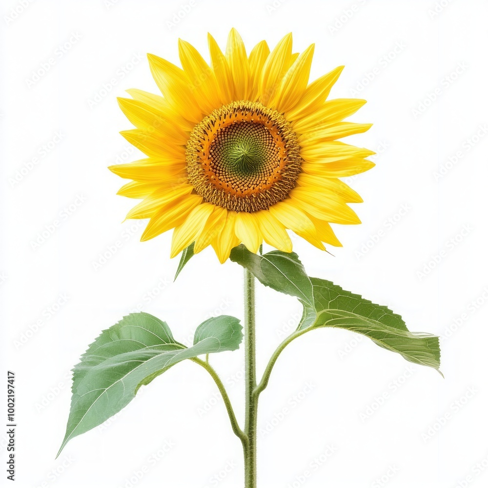 Obraz premium sunflower isolated on white background