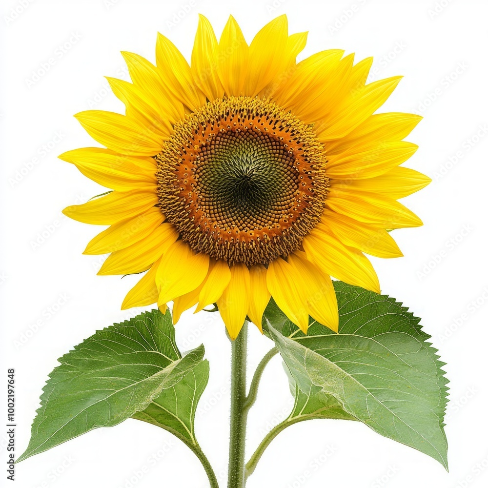 Obraz premium sunflower isolated on white background