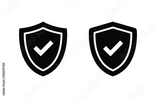 Shield icon vector. Shield with check mark icon vector Free Download Shield icon vector. Shield with check mark icon vector - GFXLoad