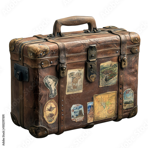 Leather Suitcase for World Travelers