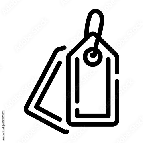 price tag Line Icon