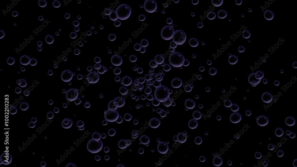 Bubbles in motion . UHD 4K video animation bubbles Bubbles in motion . UHD 4K video animation bubbles