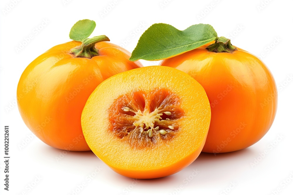 Close-up of ripe and juicy Lulo fruits. Close-up of ripe and juicy Lulo fruits.