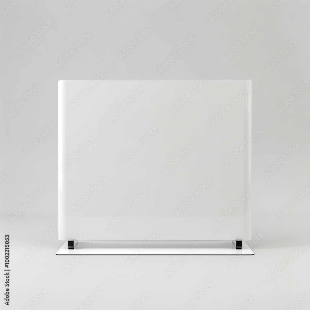 3d rendering of a blank digital billboard mockup stand on white background 3d rendering of a blank digital billboard mockup stand on white background